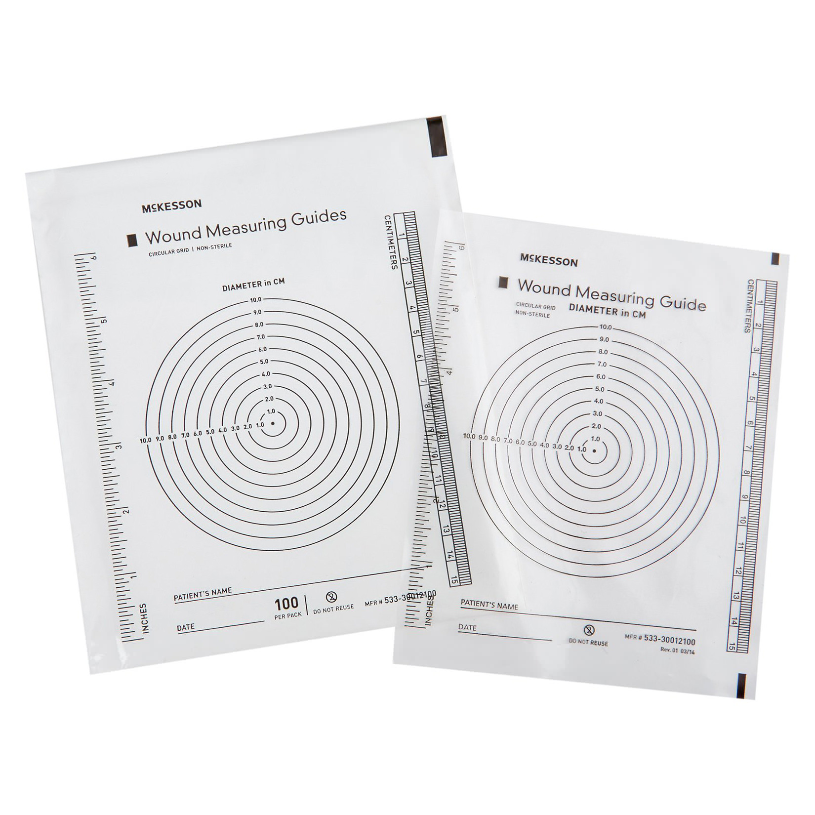 McKesson Wound Measuring Guide