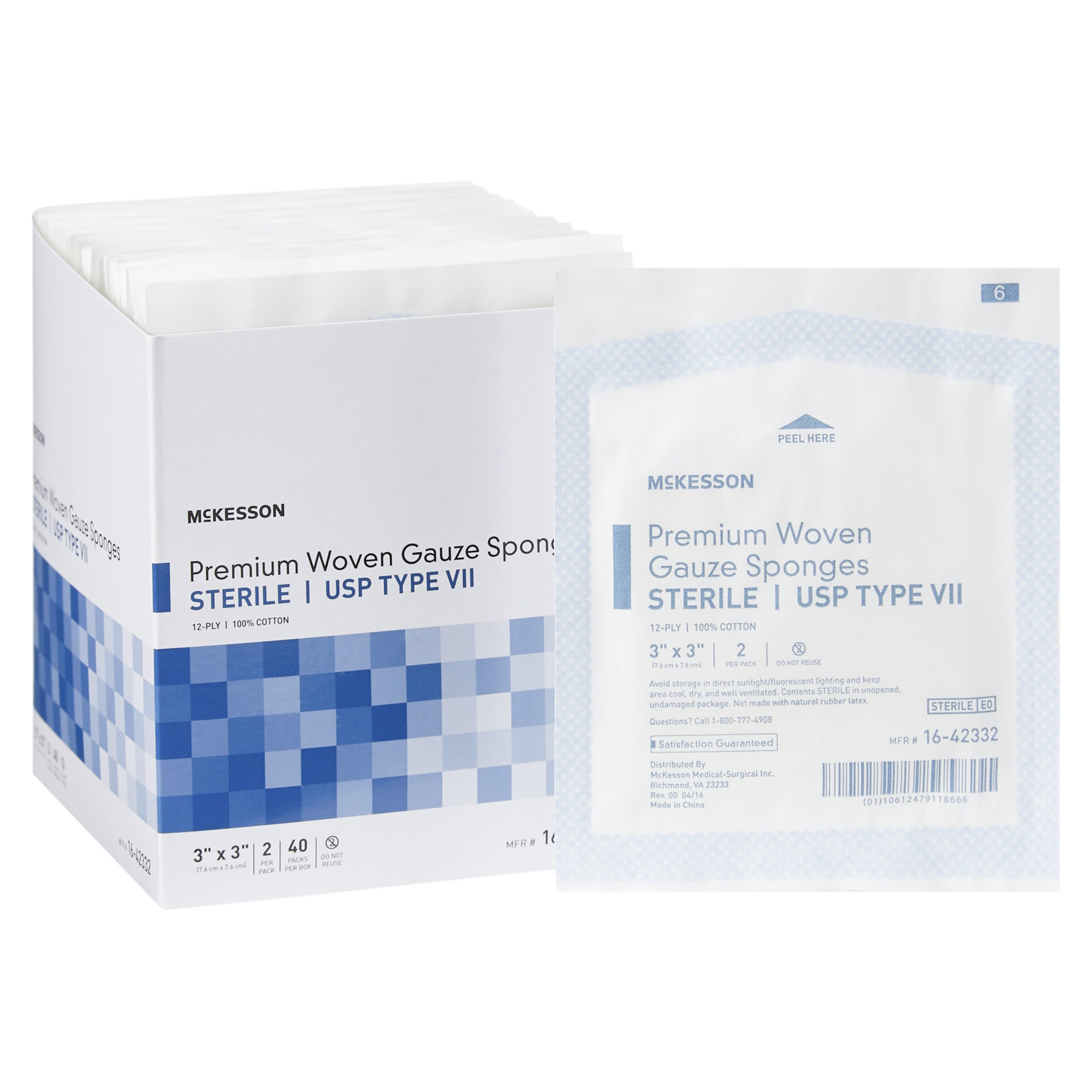McKesson USP Type VII Gauze Sponge - Main image