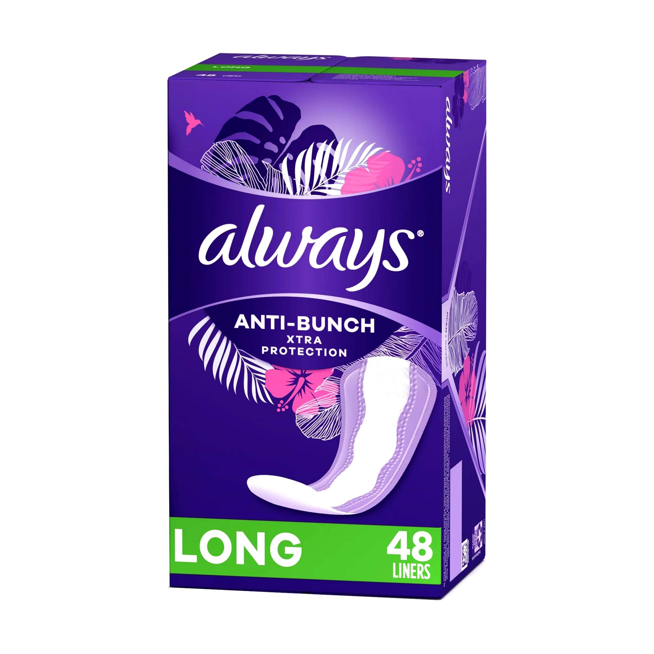Always Anti-Bunch Xtra Protection Daily Feminine Pad, Regular Absorbency thumbnail 1