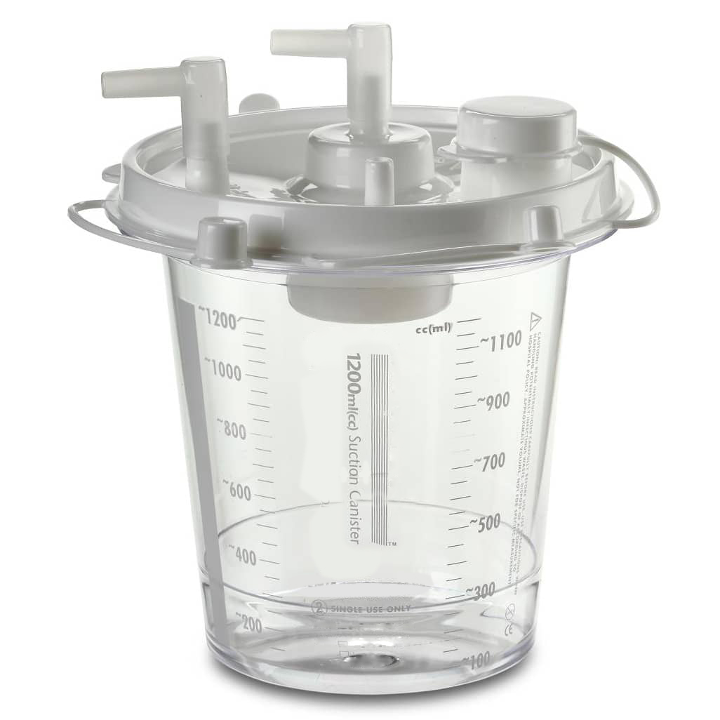 Allied Healthcare Replacement Disposable Canister 1200cc for Aspiration