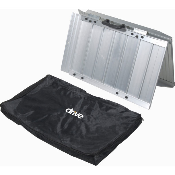 Drive Single Fold Wheelchair and Scooter Ramp with Carry Bag thumbnail 1