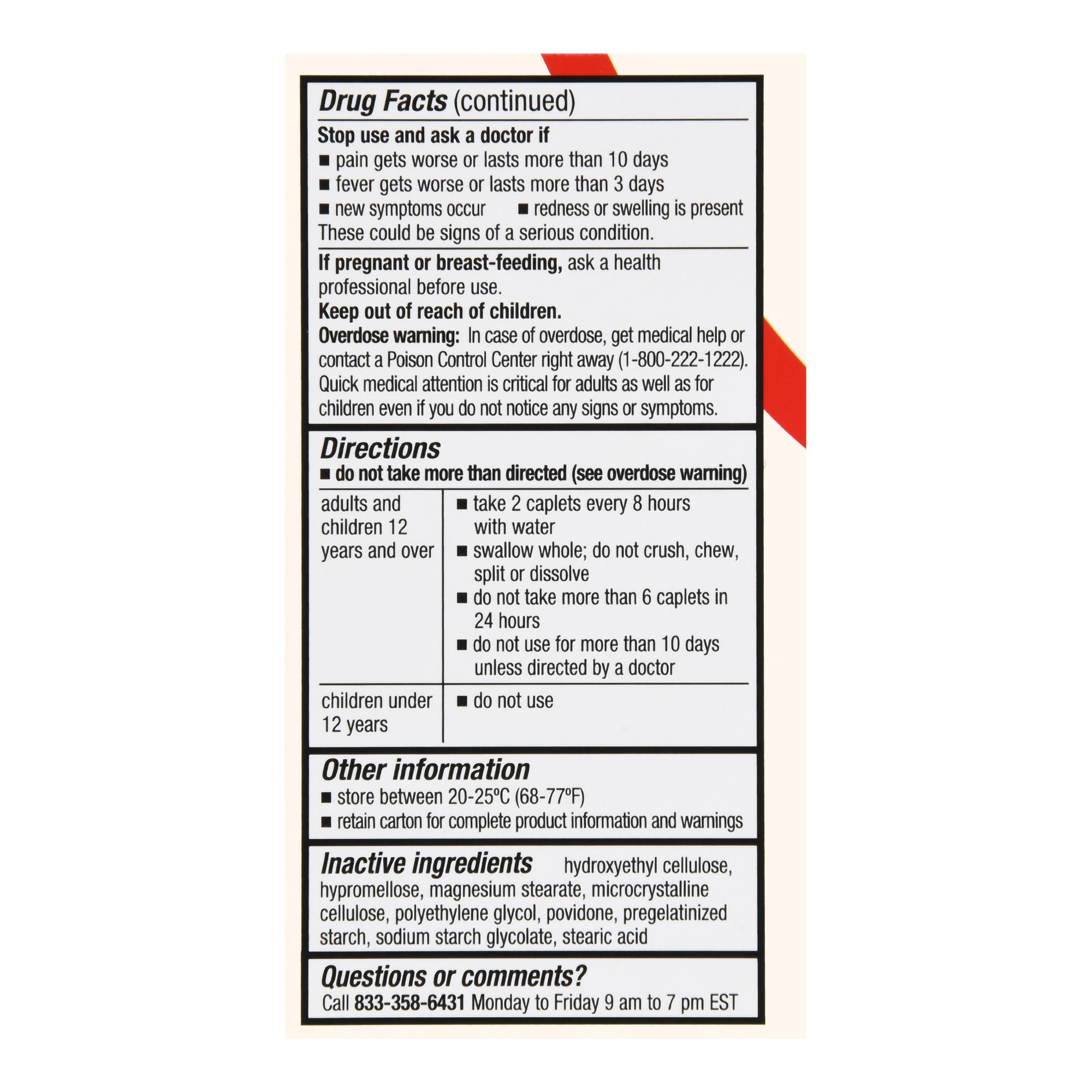 Foster & Thrive 8 hours Pain Relief 650 mg Strength Acetaminophen Capsule - Bottle of 100 thumbnail 3