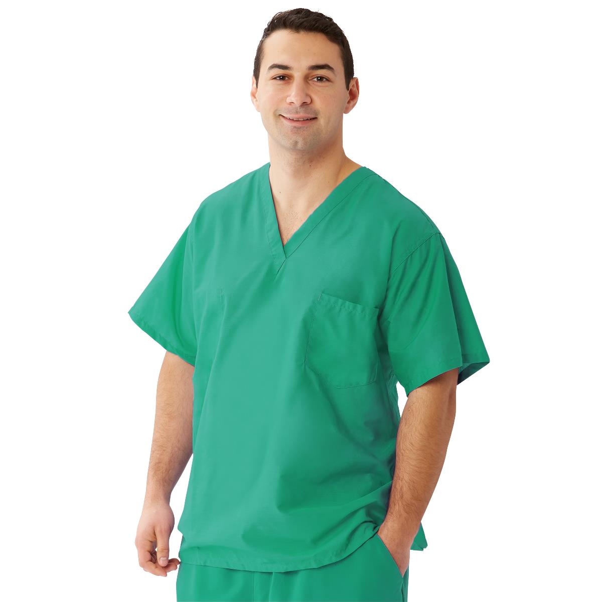 Medline Encore Unisex Reversible V-Neck Scrub Tops thumbnail 1