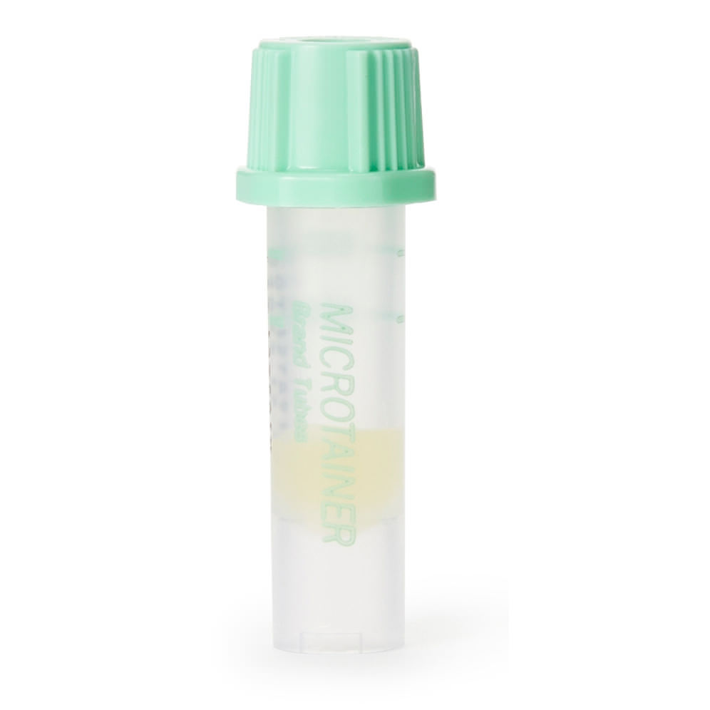 BD Microtainer Lithium Heparin Plasma Tube, Case of 200