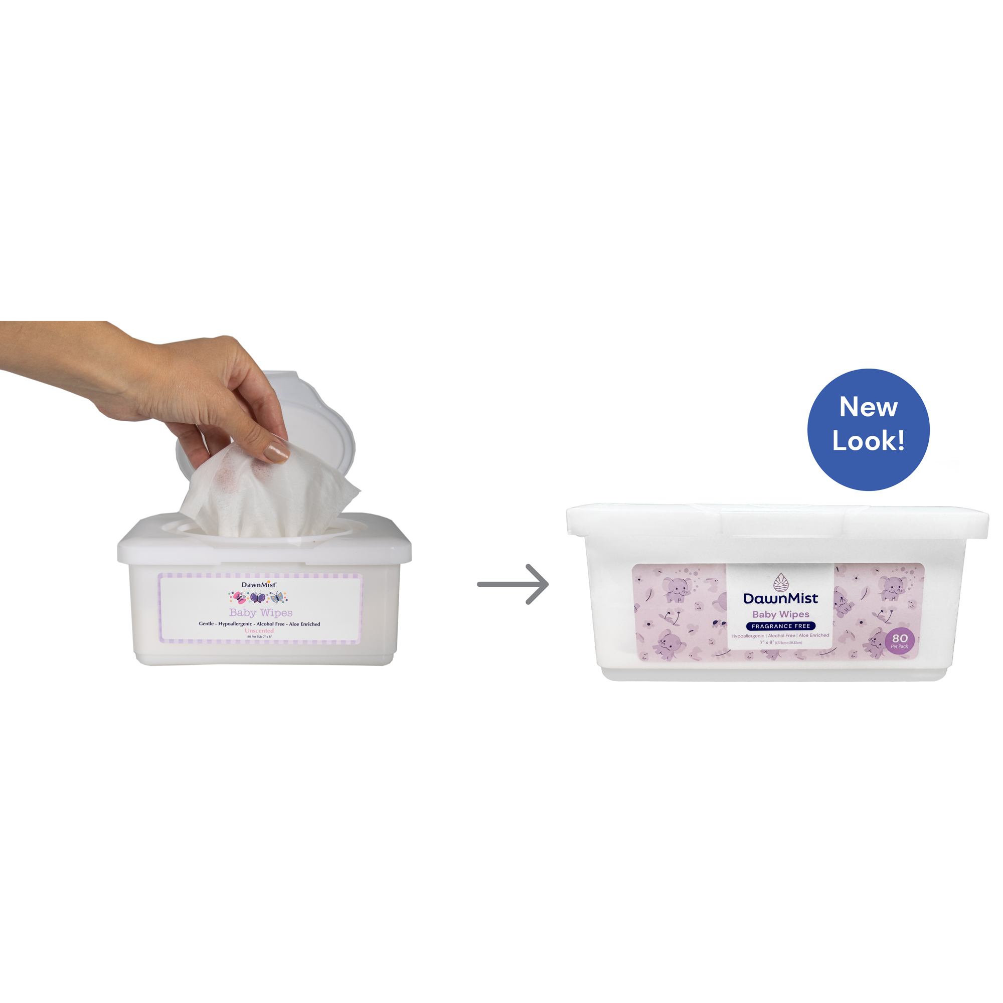 DawnMist Baby Wipes with Aloe and Lanolin thumbnail 3