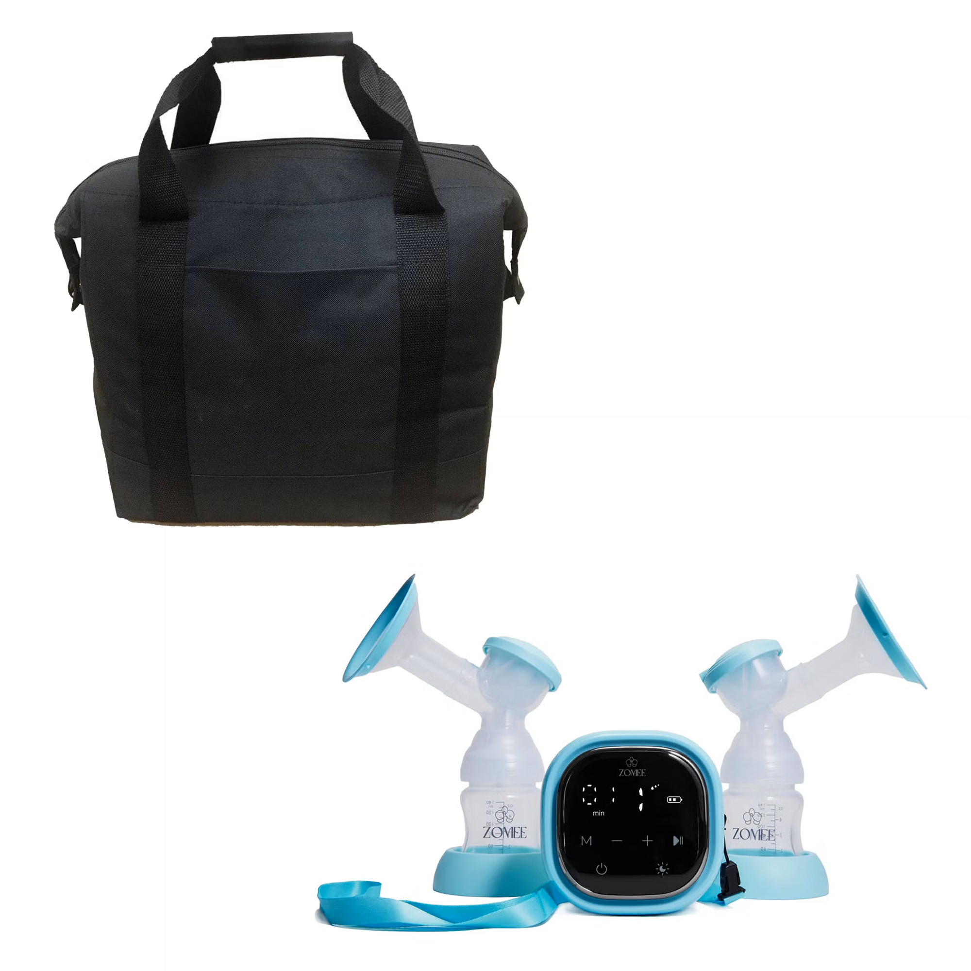 Zomee Z2 Smart Double Electric Breast Pump with Tote
