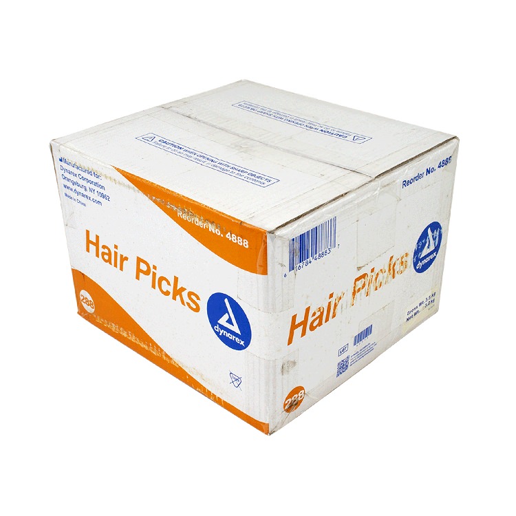 Dynarex Hair Pick Black - Case of 288 thumbnail 2