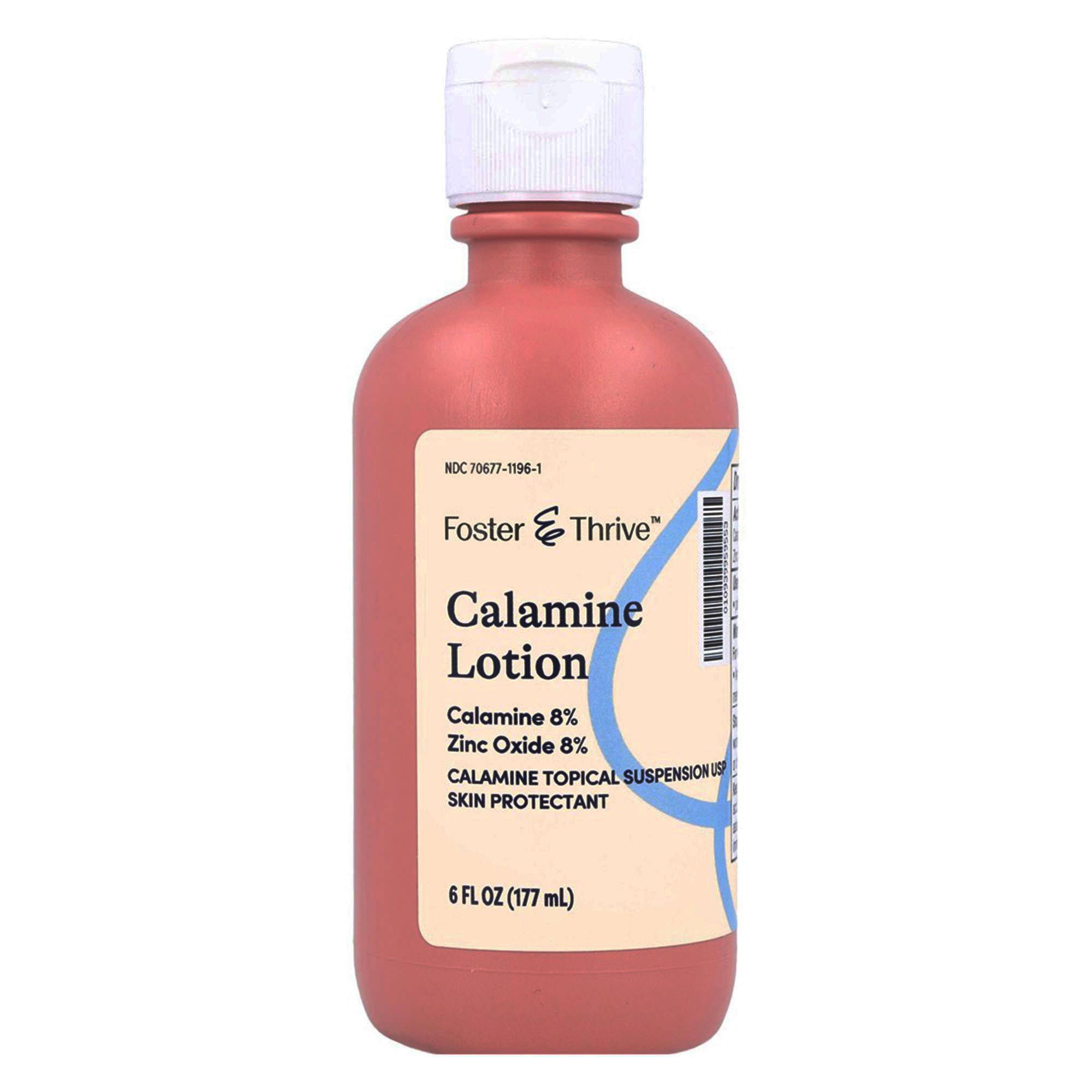 Foster and Thrive Calamine Lotion 8% Strength, 6 oz Bottle