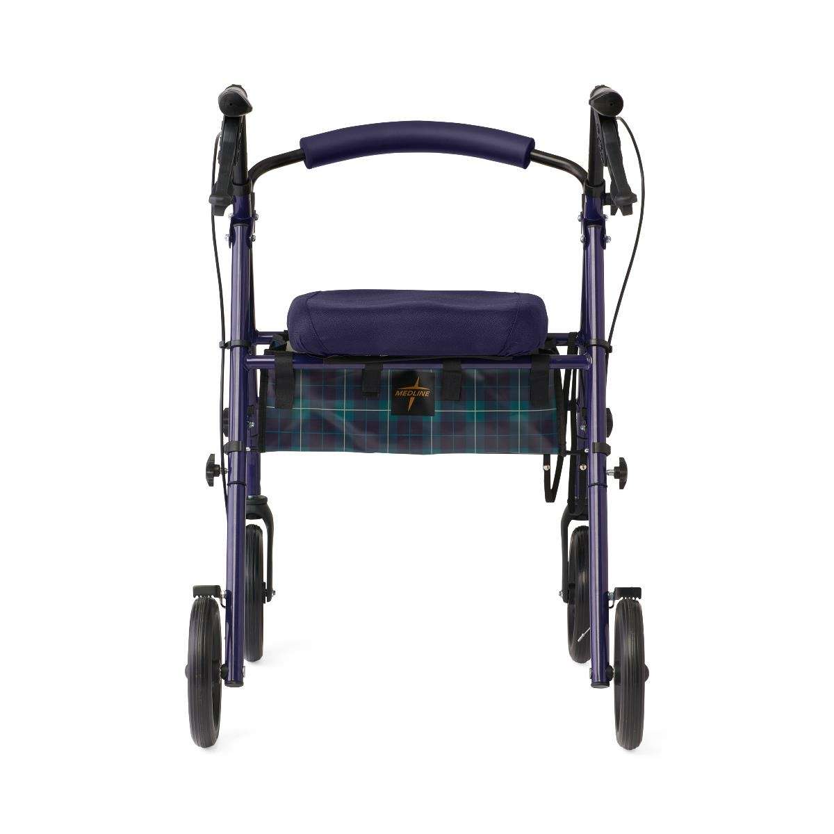 Medline Basic Steel Rollator with Microban, 8" Wheels thumbnail 3