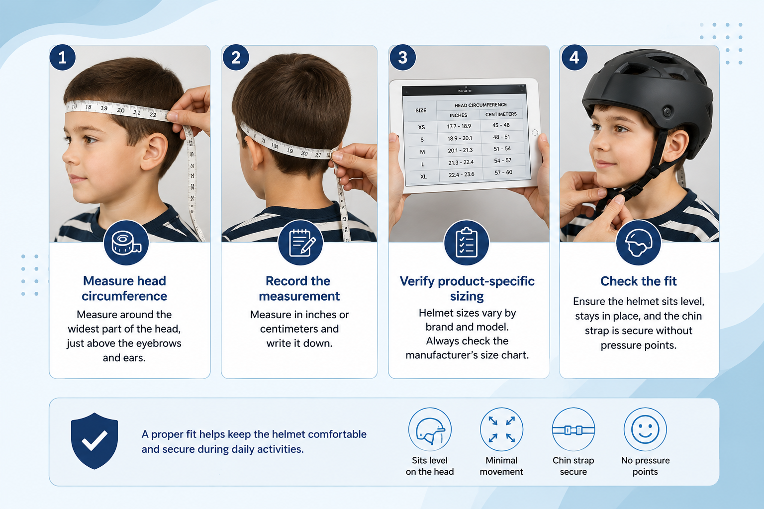 Measuring for the Right Helmet Size