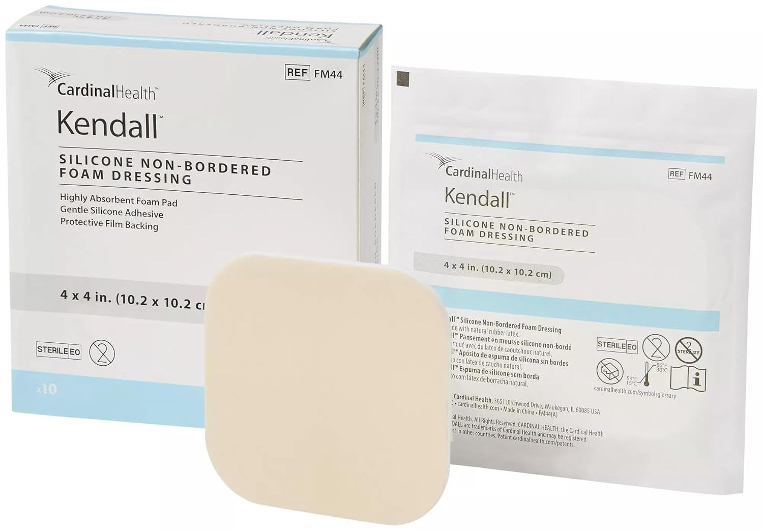 Cardinal Health Kendall Silicone Foam Dressing