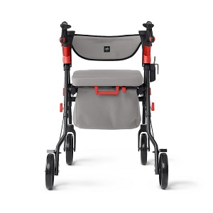 Medline Empower Rollator Walker with Padded Backrest thumbnail 3