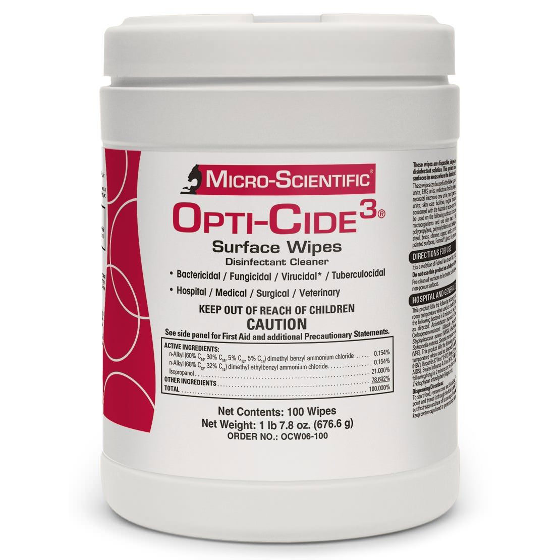 Opti-Cide 3 Surface Disinfectant Wipes thumbnail 1