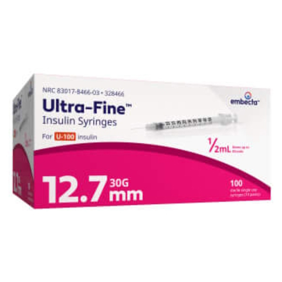 Embecta Ultra-Fine Insulin Syringes - Main image