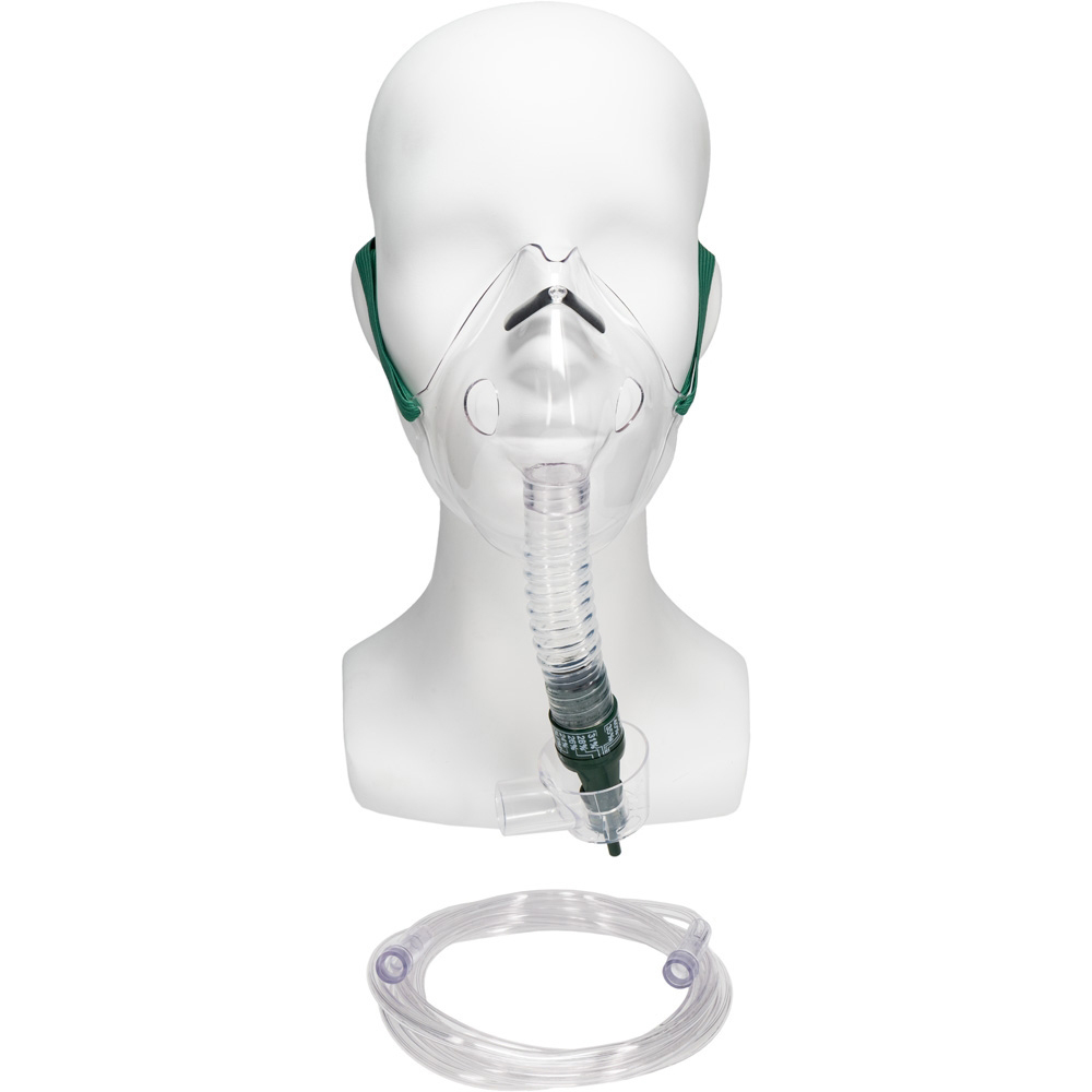 O2 Vent Support Percent O2 Lock Venturi System with 7 Foot Tubing - Salter Labs