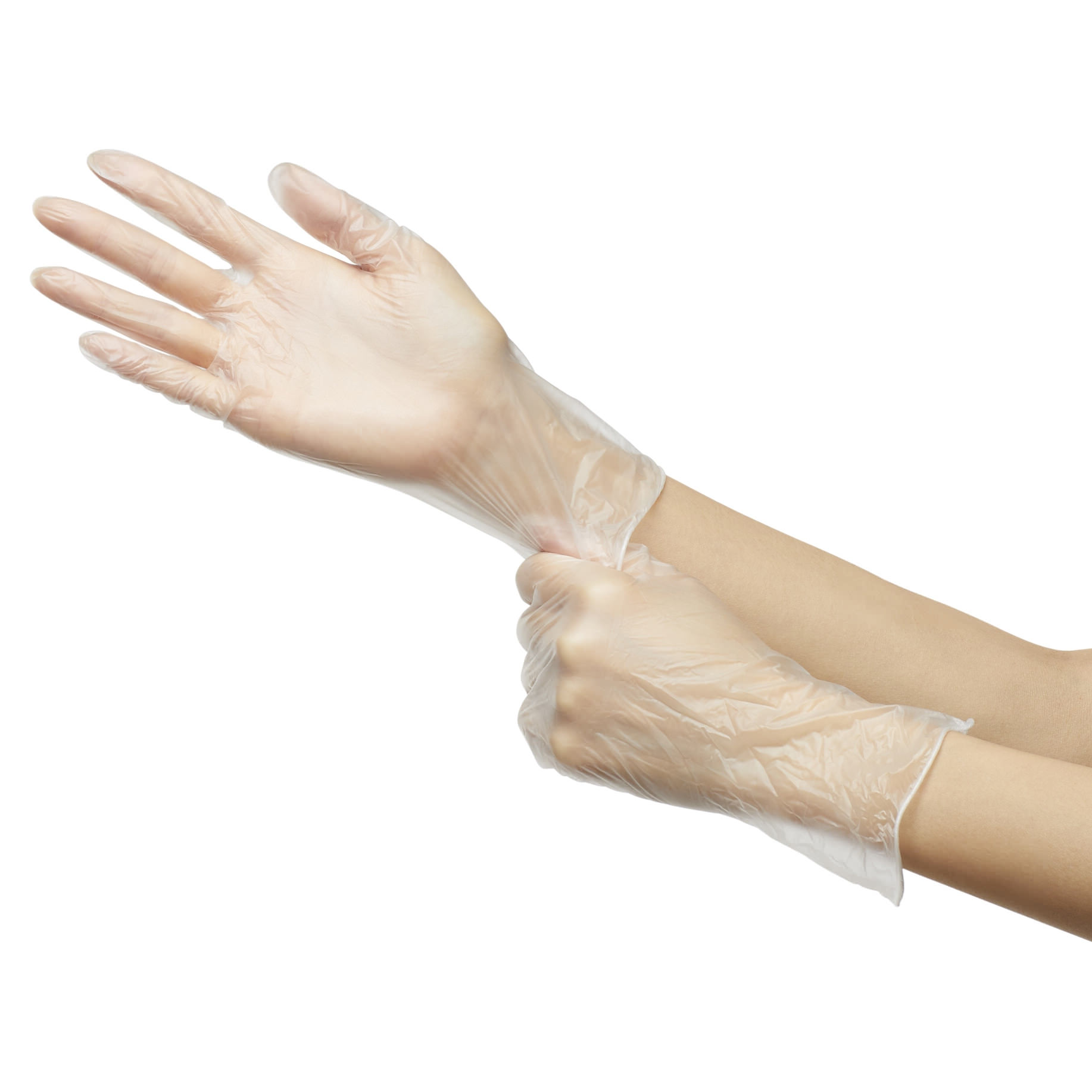 McKesson Confiderm Vinyl Standard Cuff Powder Free Exam Gloves thumbnail 8
