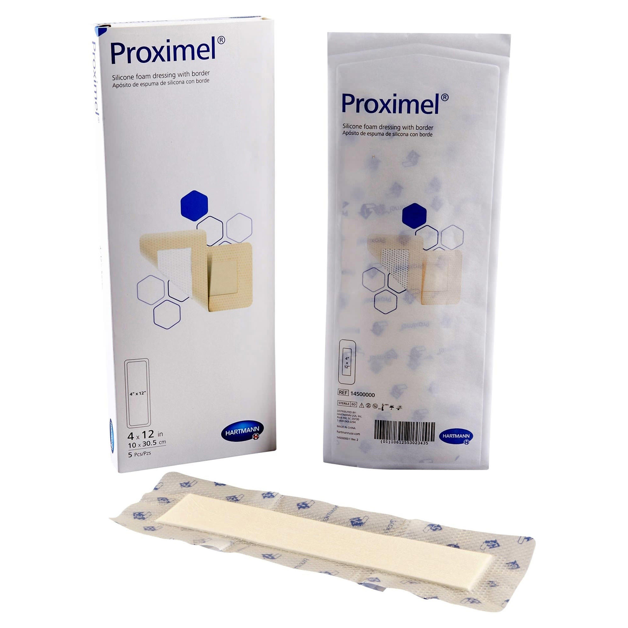 Proximel Silicone Foam Dressing with Border thumbnail 3