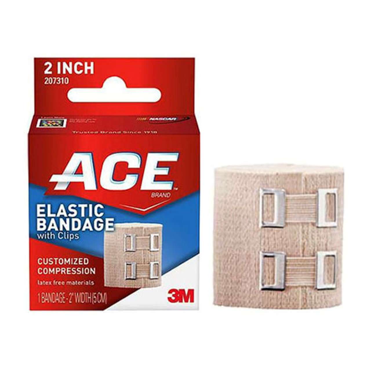 3M Ace Elastic Bandage with Metal Clips, Tan thumbnail 1
