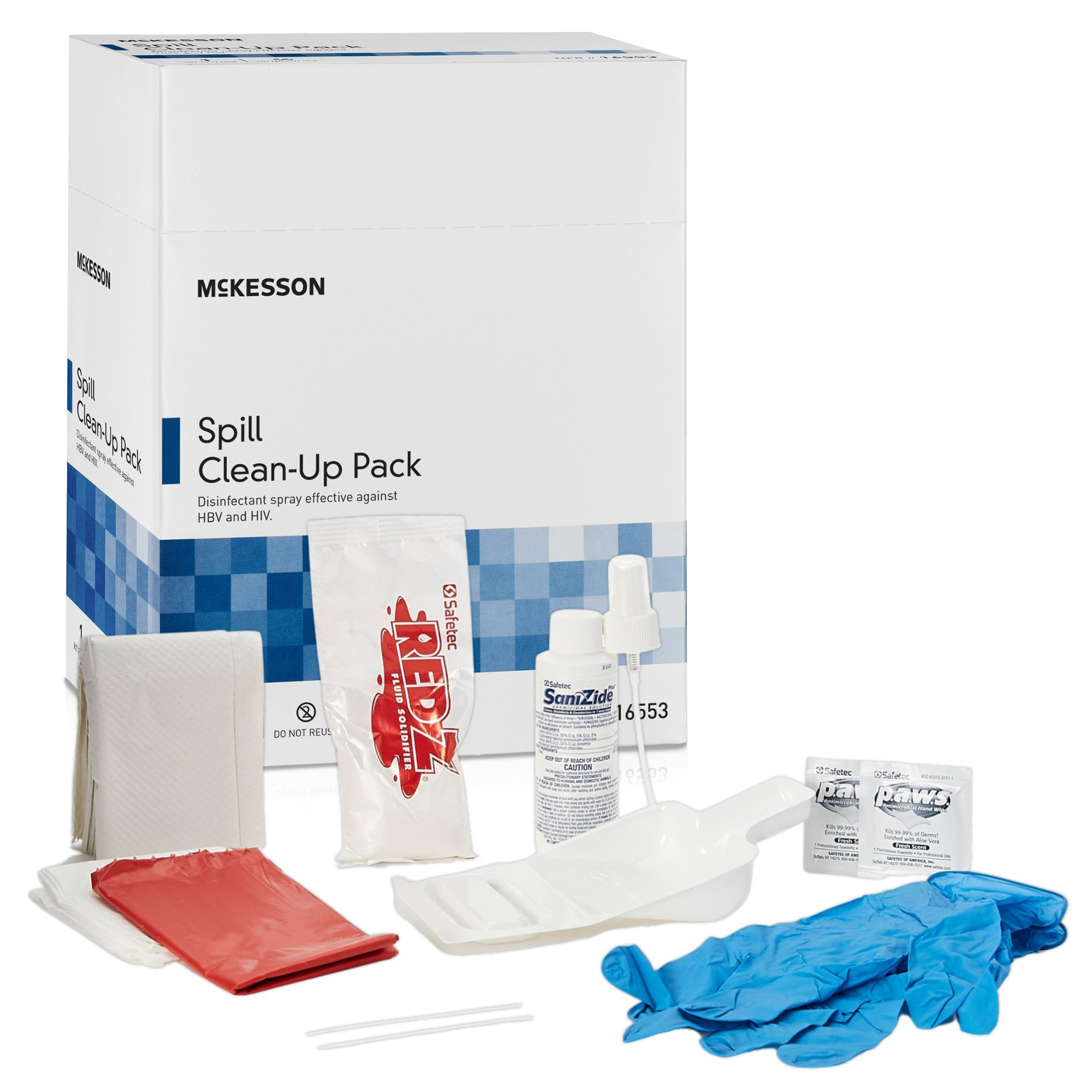 McKesson Bloodborne Pathogen Spill Clean-Up Pack - Main image