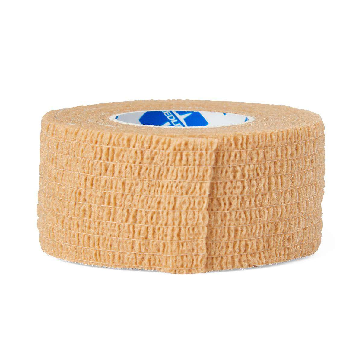 Medline Nonsterile Self-adherent Cohesive Latex Wraps, 1 x 5