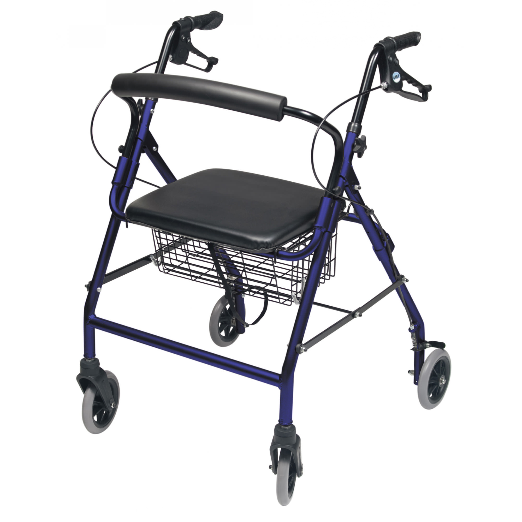 Lumex Walkabout Wide Four-Wheel Rollator thumbnail 2