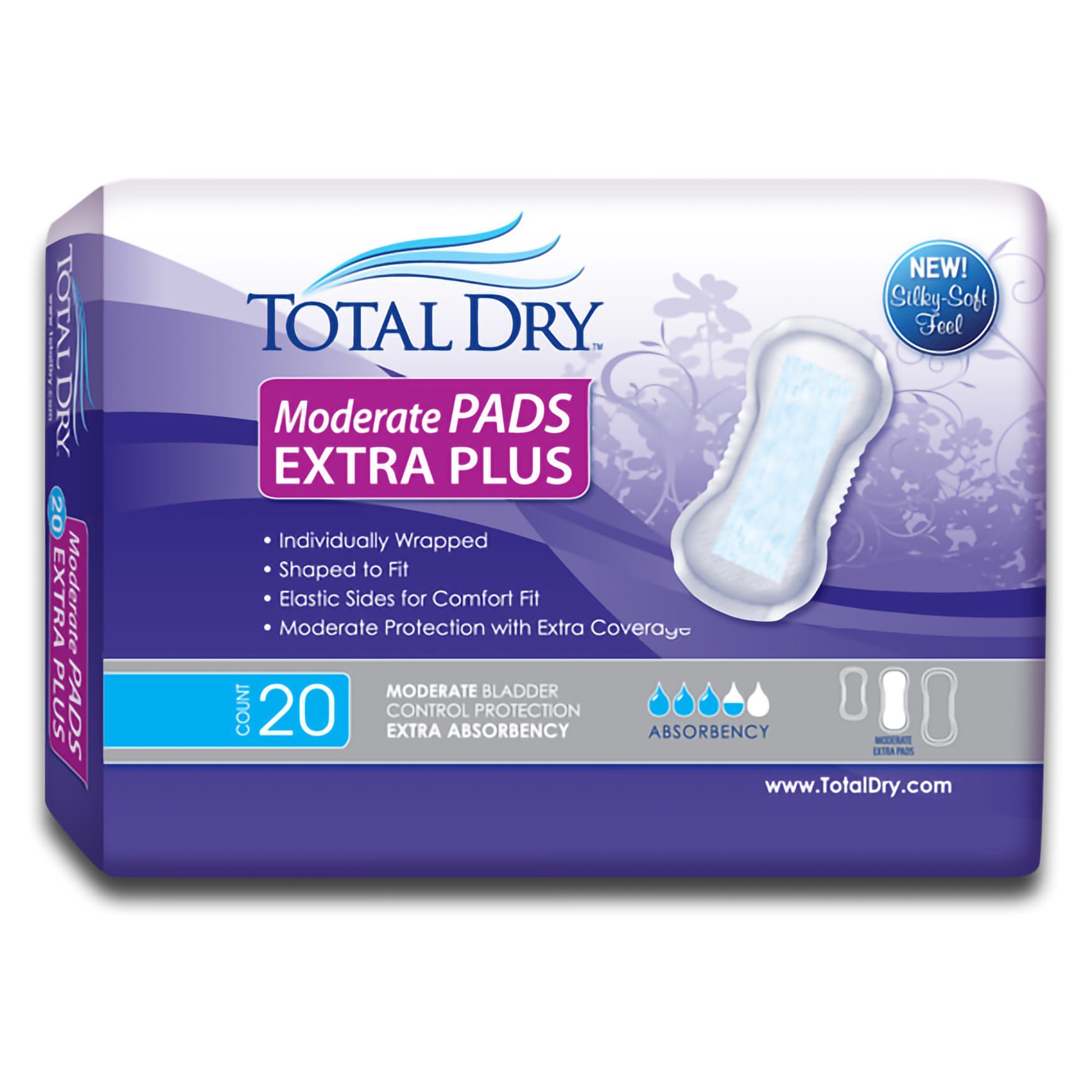 Total Dry Extra Plus Moderate Pads