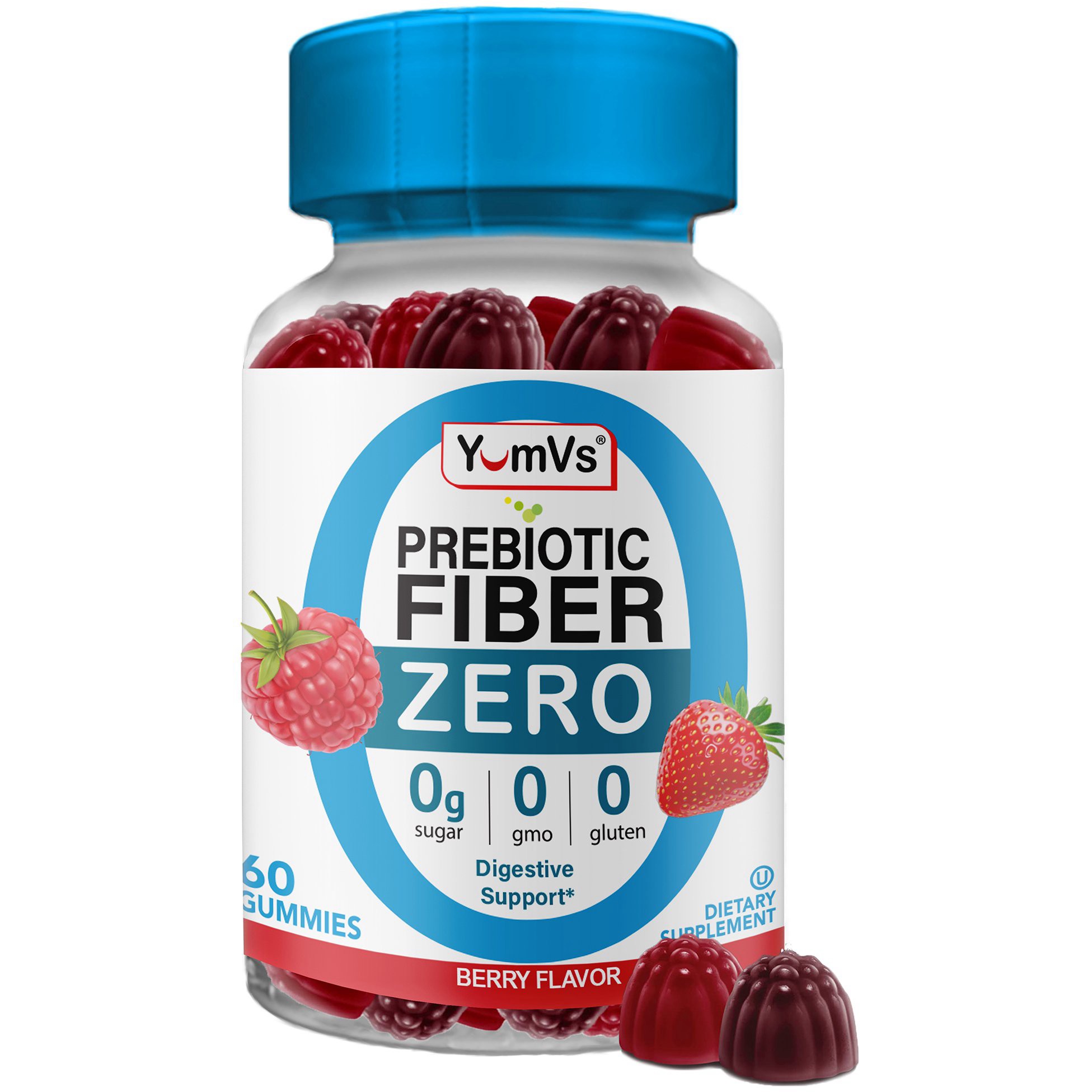 YumVs Prebiotic Fiber Zero Gummies - Main image