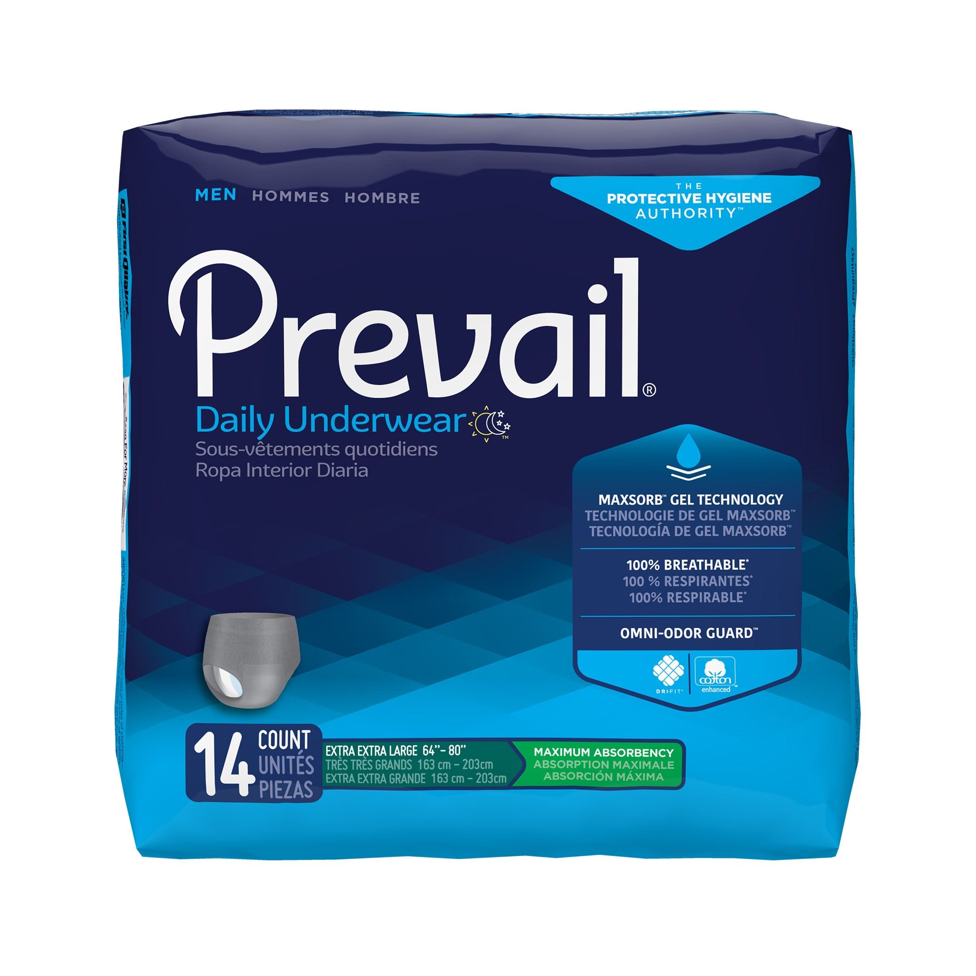 Prevail Maximum Absorbent Daily Underwear for Men thumbnail 1