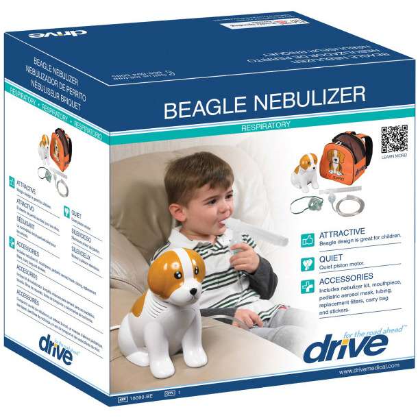 Drive Beagle Compressor Nebulizer with Reusable and Disposable Neb Kit thumbnail 2