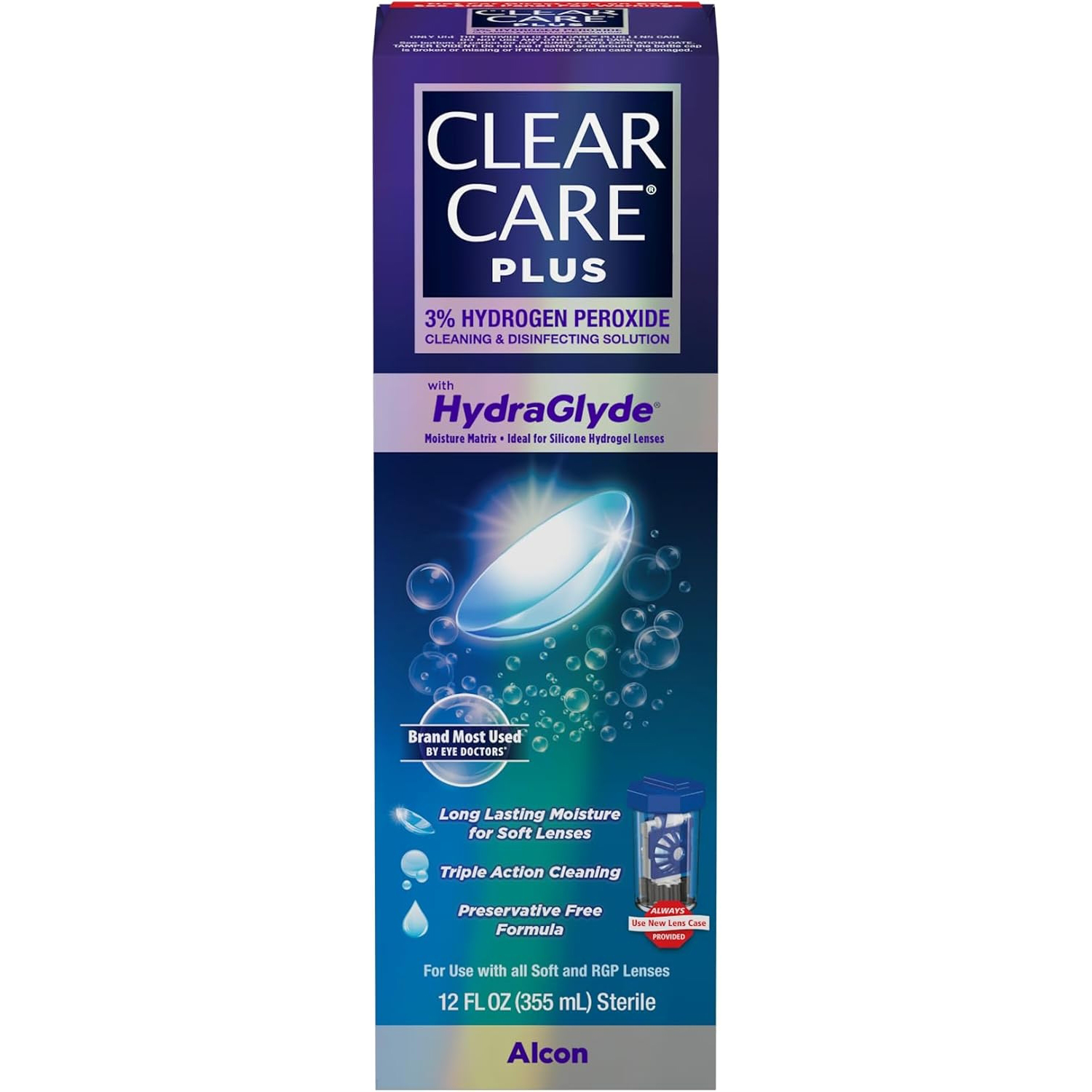 Alcon Clear Care Plus Cleaning and Disinfecting Lens Care Solution 
