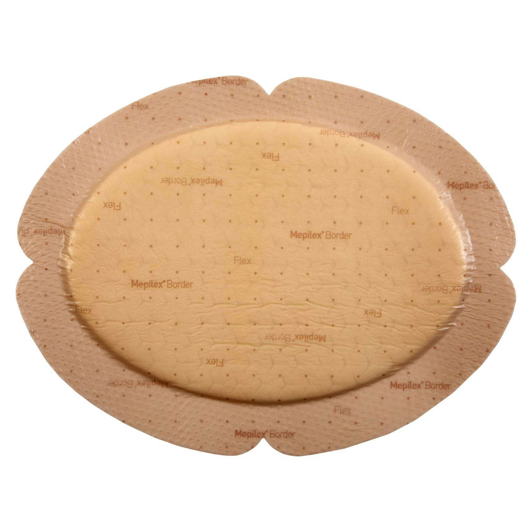Mepilex Border Flex oval Foam Dressing thumbnail 1
