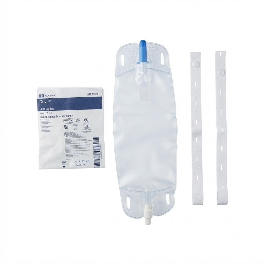 Dover Disposable Urine Leg Bags - Medium and Large | Medicaleshop