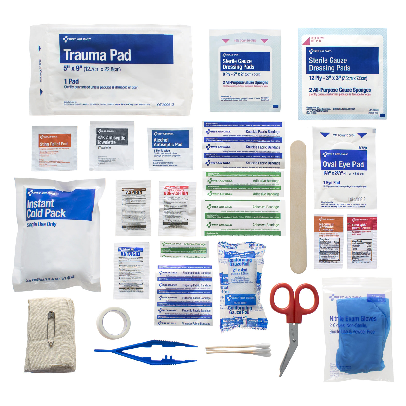 Mckesson First Aid Kit 50 Person Plastic Case thumbnail 2