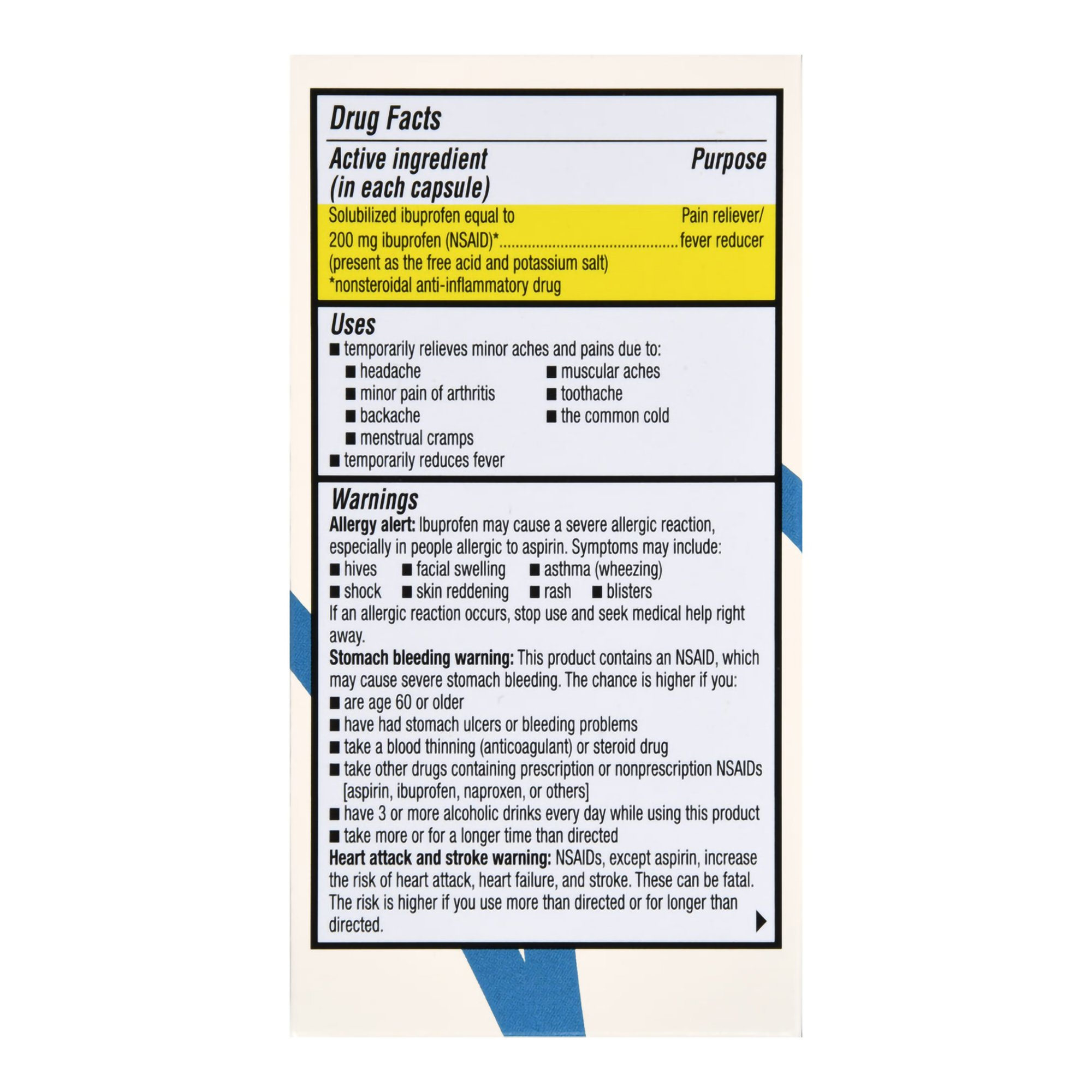 Foster & Thrive Ibuprofen Pain Relief Capsule - Bottle of 40 thumbnail 2