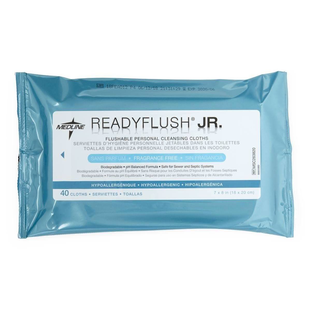ReadyFlush JR. Flushable Personal Cleansing Cloths