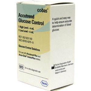 Accutrend Glucose Control Solution, High-Low Level, 4 ml - Main image