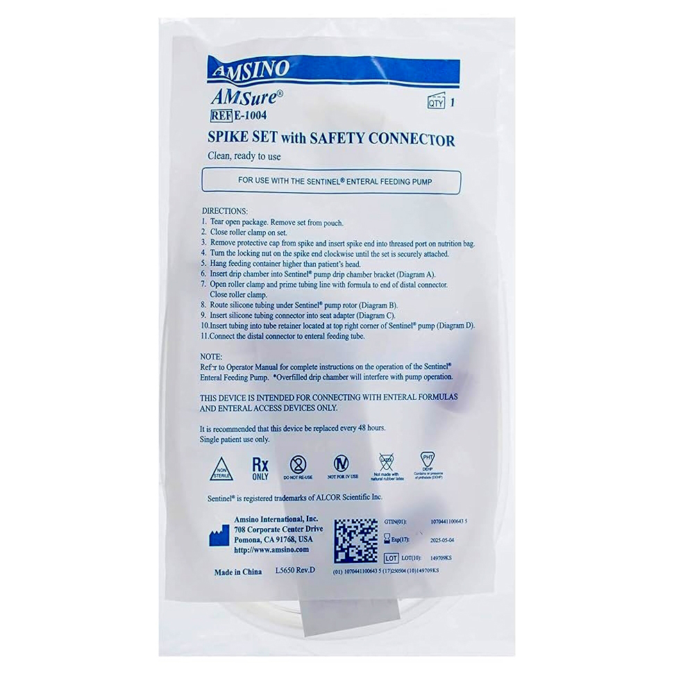 AMSure Enteral Feeding Pump Spike Set thumbnail 2