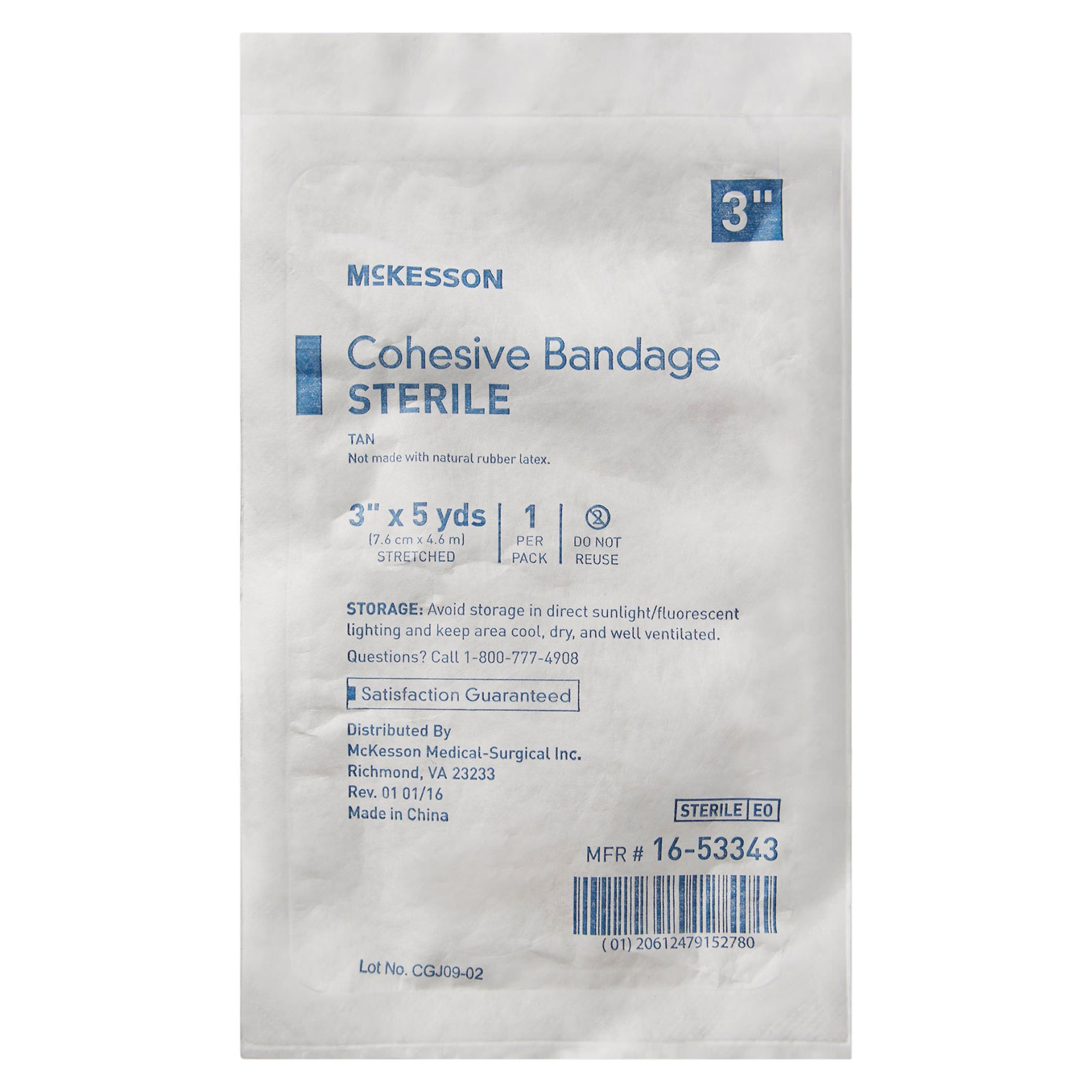 McKesson Cohesive Bandage Tan Sterile thumbnail 3