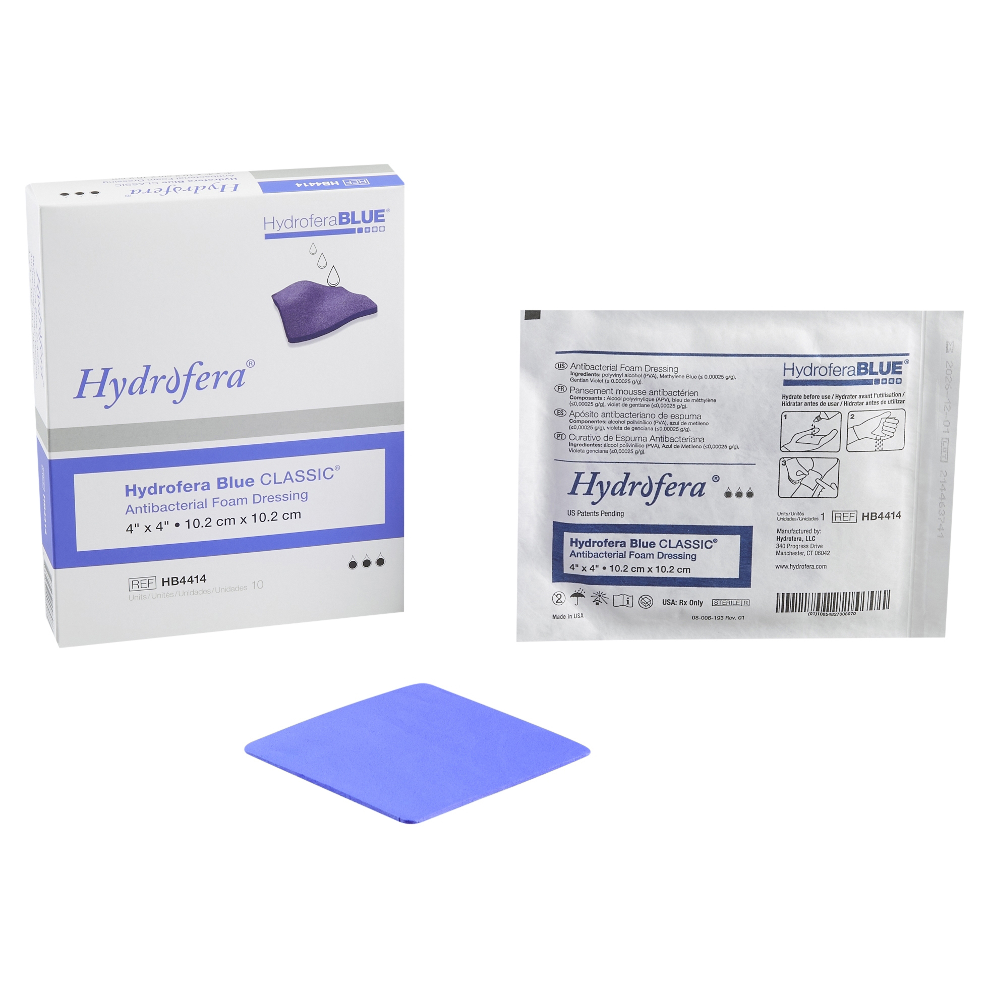 Hydrofera Blue Classic Antibacterial Foam Dressing thumbnail 2