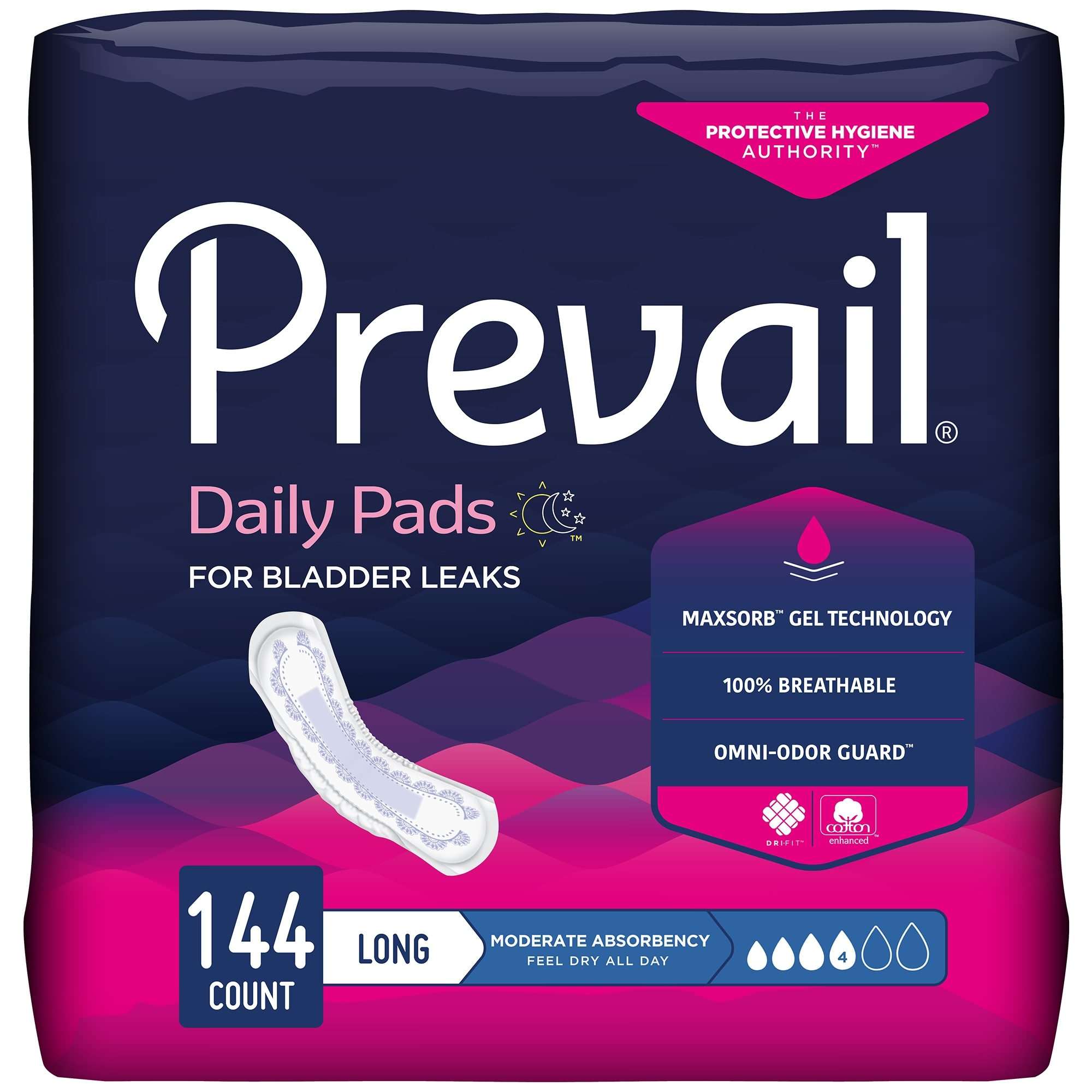 Prevail Daily Pads For Bladder Leaks thumbnail 1