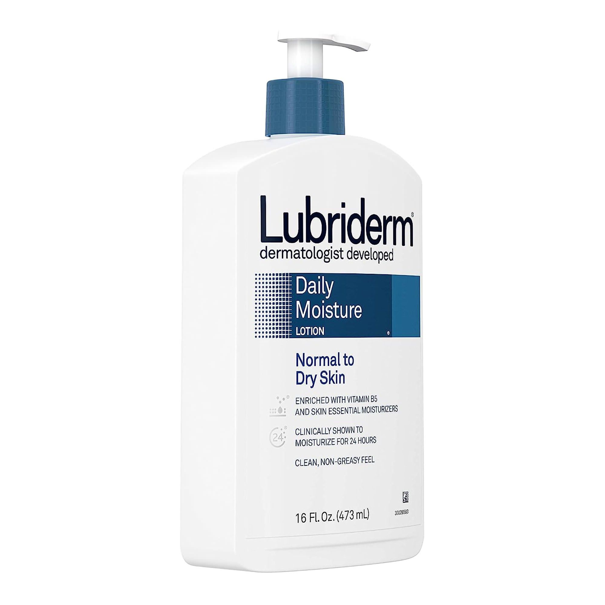 Lubriderm Daily Moisture Lotion Normal to Dry Skin, 16 oz - Each thumbnail 2