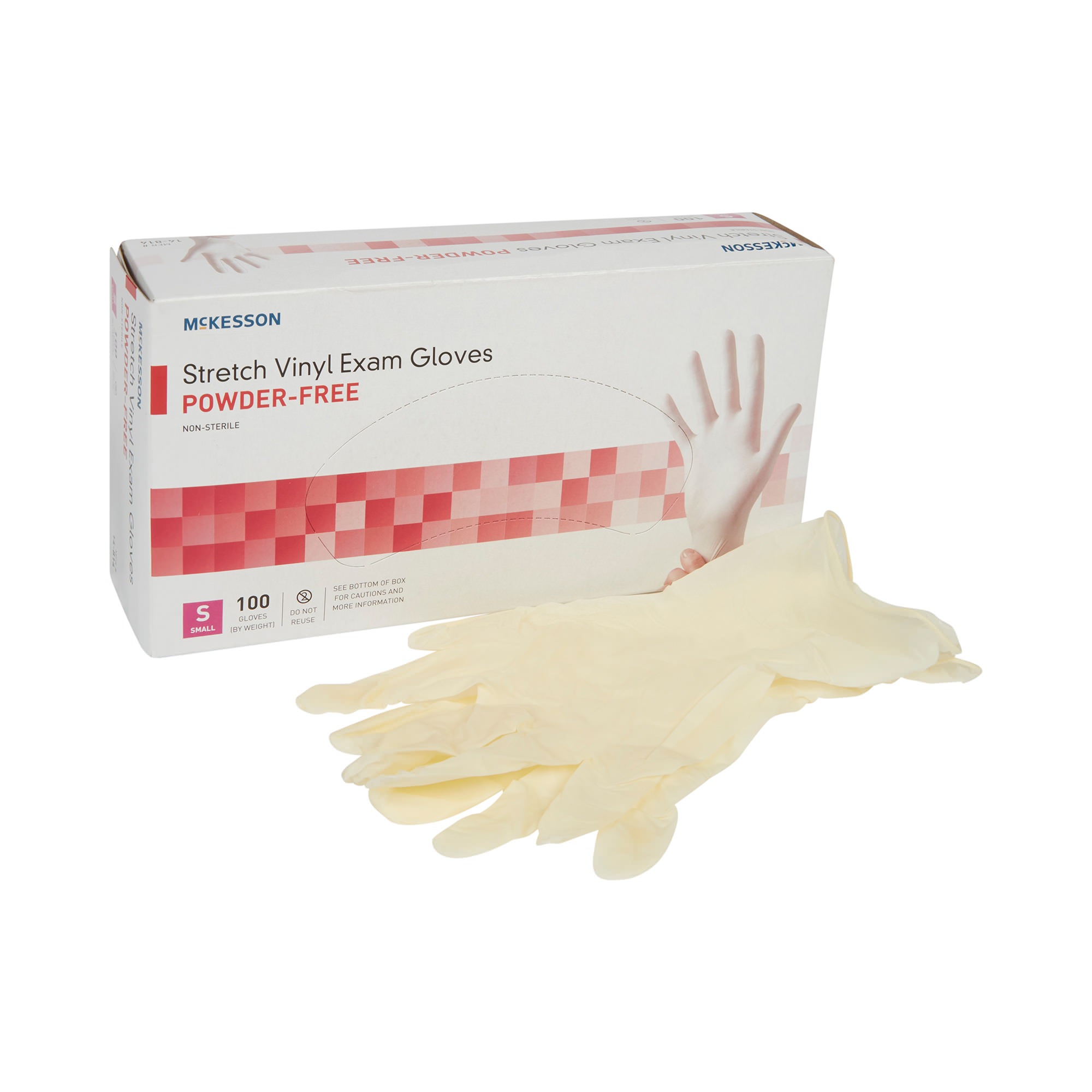 McKesson Stretch Vinyl Powder Free Exam Gloves - Main image