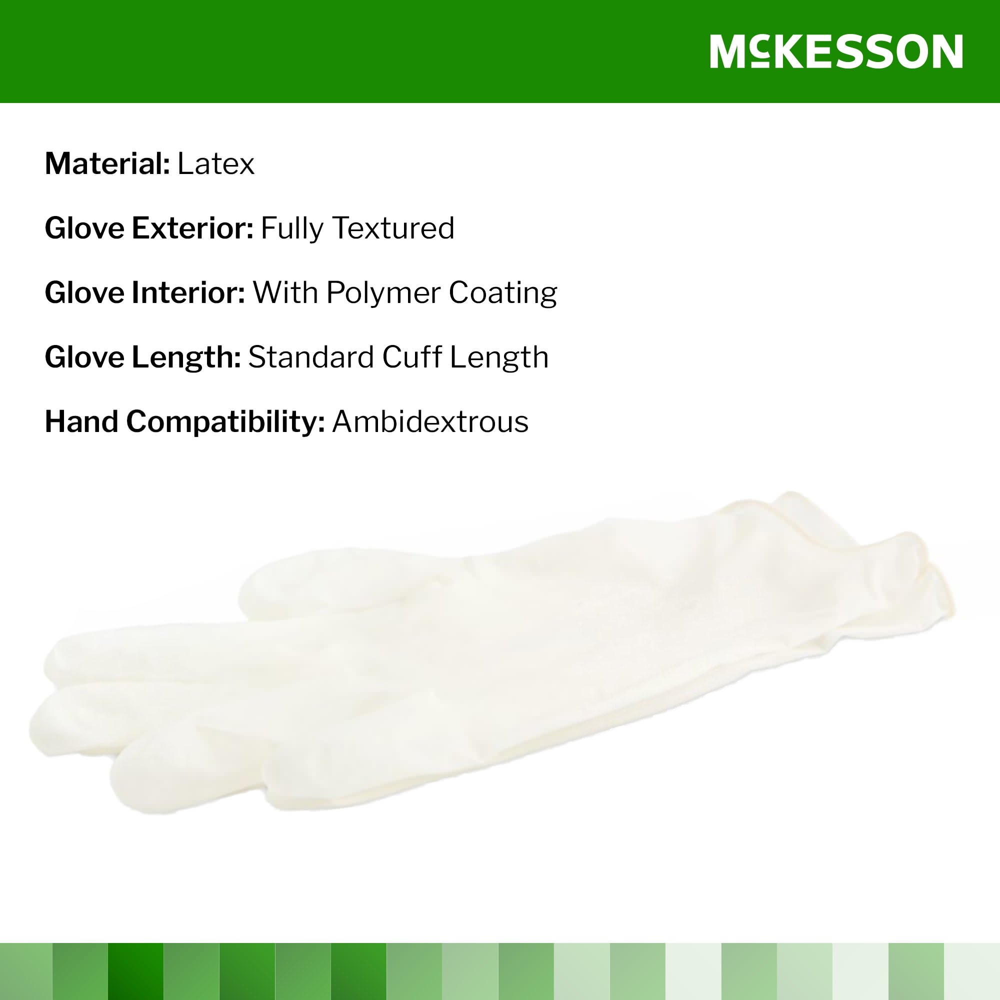 McKesson Confiderm PC Latex Powder Free Exam Gloves thumbnail 3