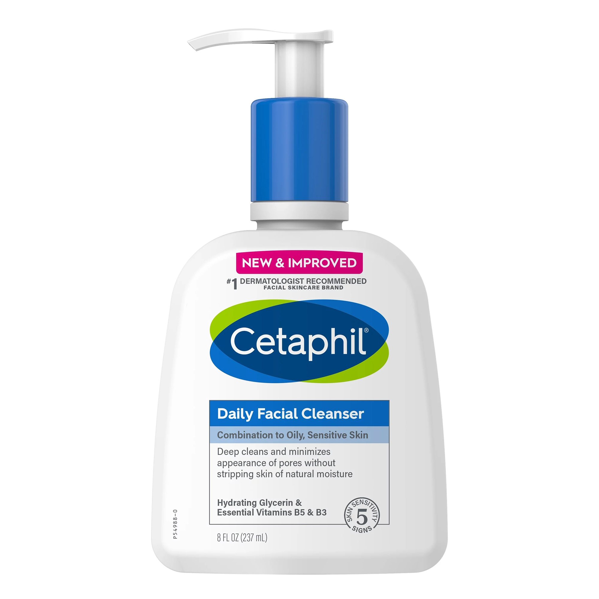 Cetaphil Daily Facial Cleanser Gel,8 oz - 1 Each - Main image