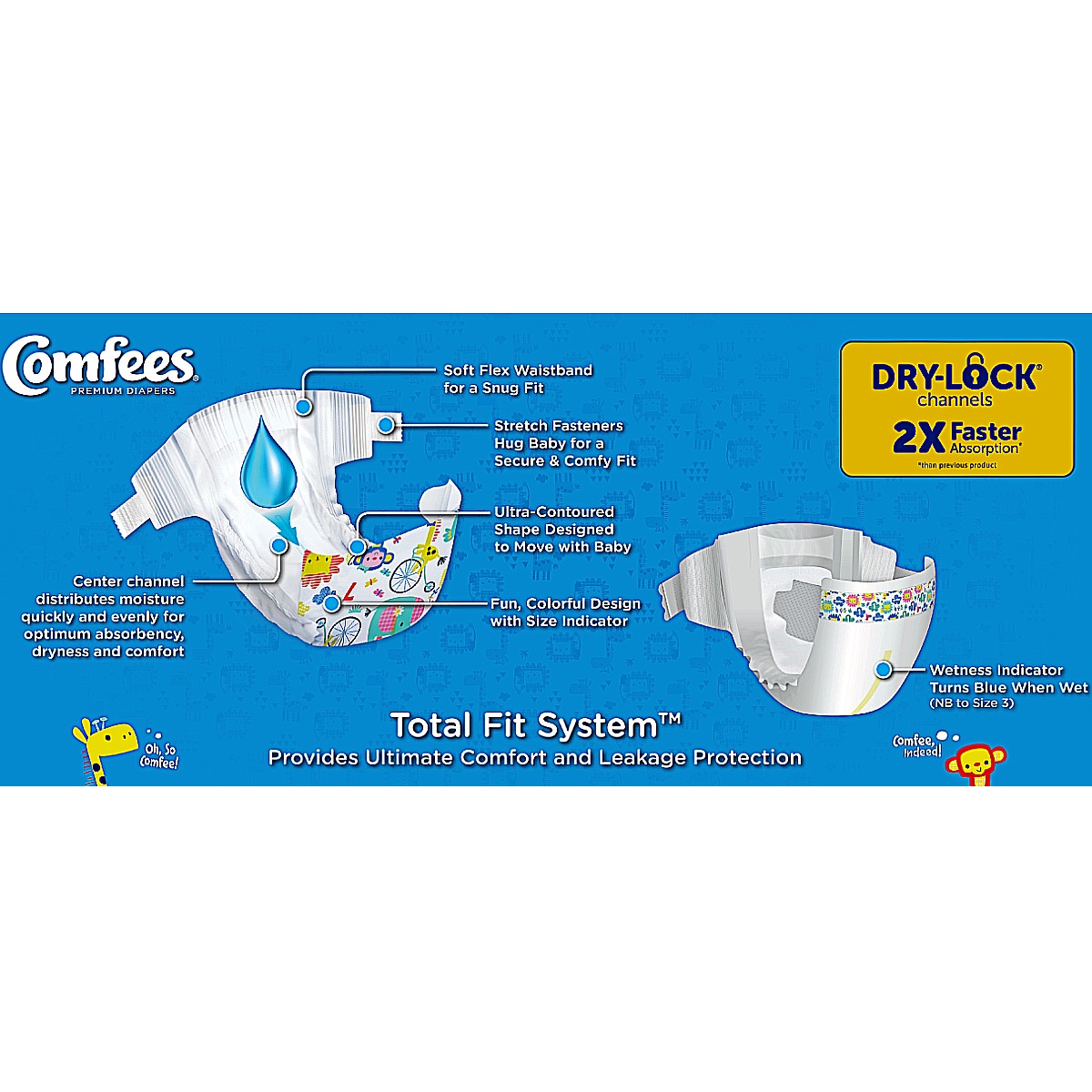 Comfees Premium Baby Diapers thumbnail 4