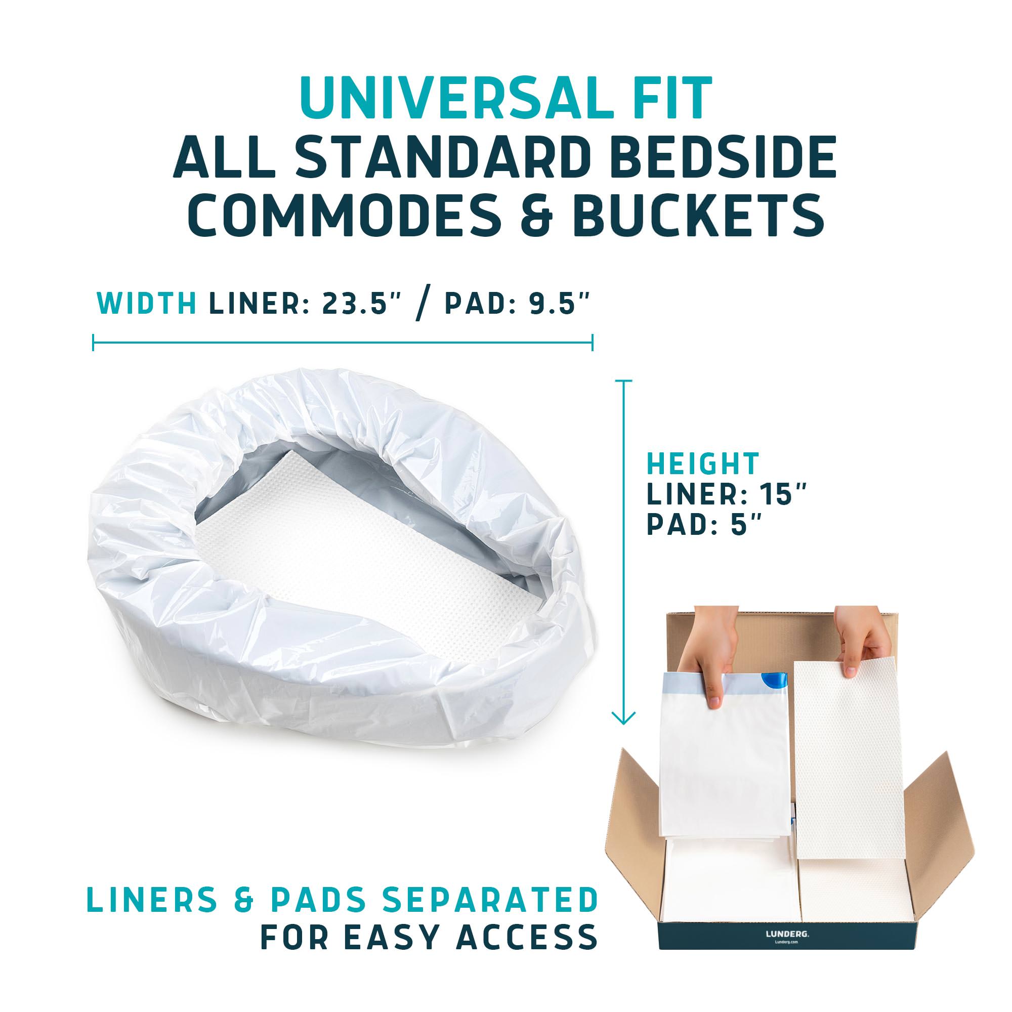 Lunderg Bedpan Liners with Super Absorbent Pads thumbnail 4