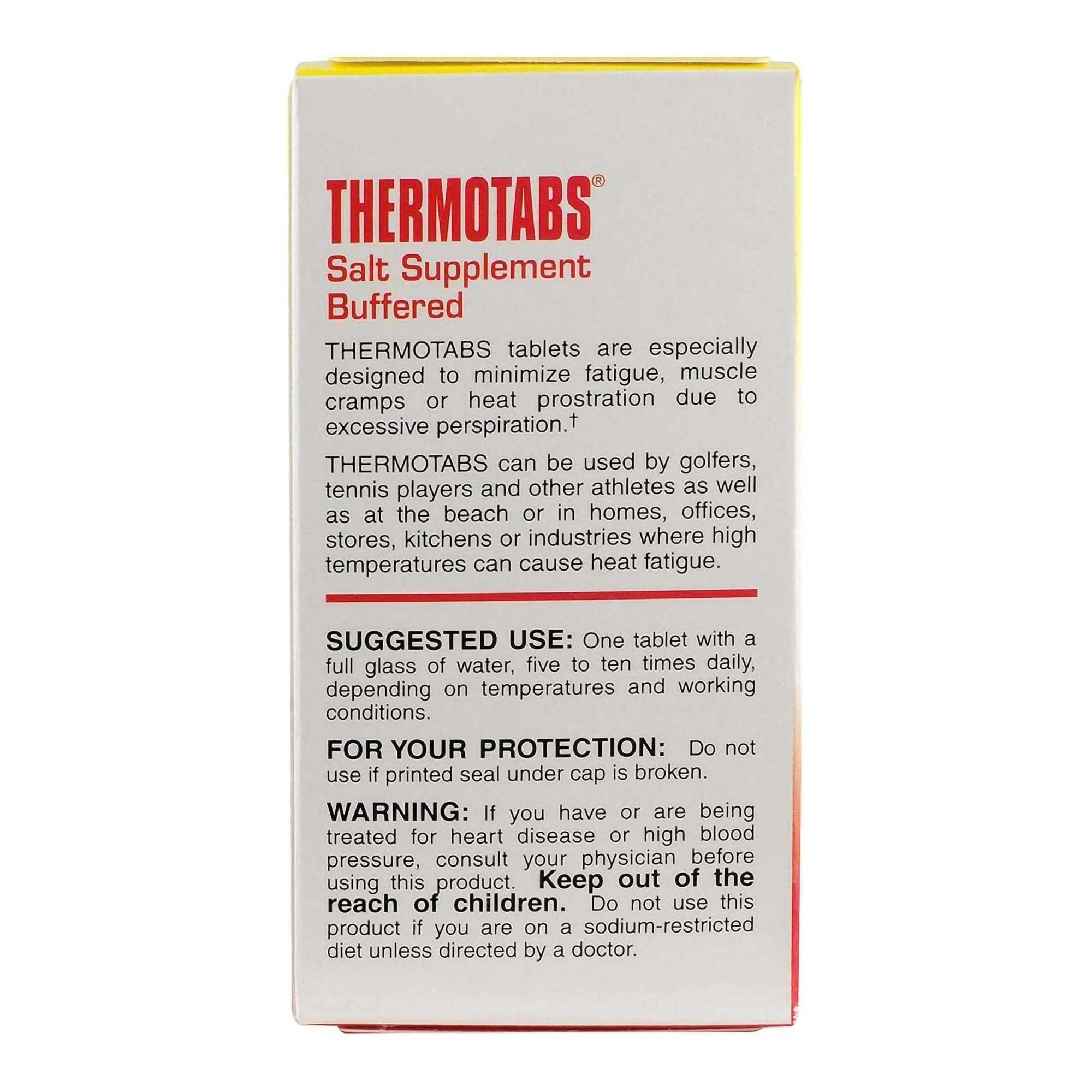Thermotabs Sodium Chloride Tablets - Bottle of 100 thumbnail 4