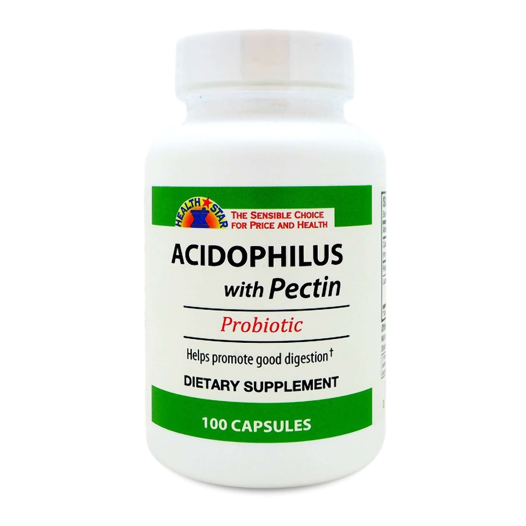 Health Star Acidophilus with Pectin Probiotic Supplement Capsule thumbnail 1