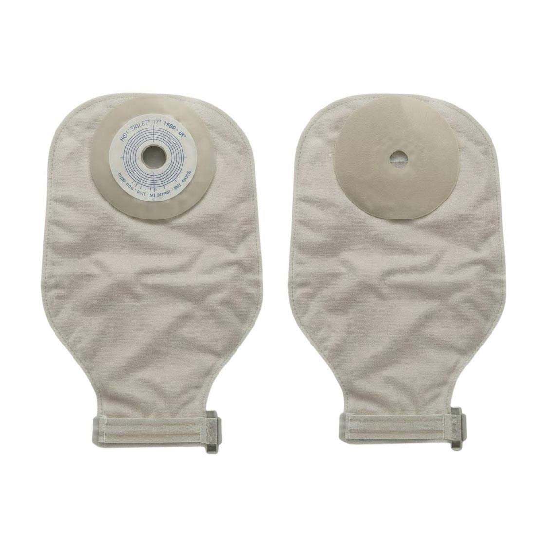 ぽぅぽぅ　804550 Nu-Hope Nu-Flex Convex Drainable Ostomy Pouch, 1-5/8 Inch