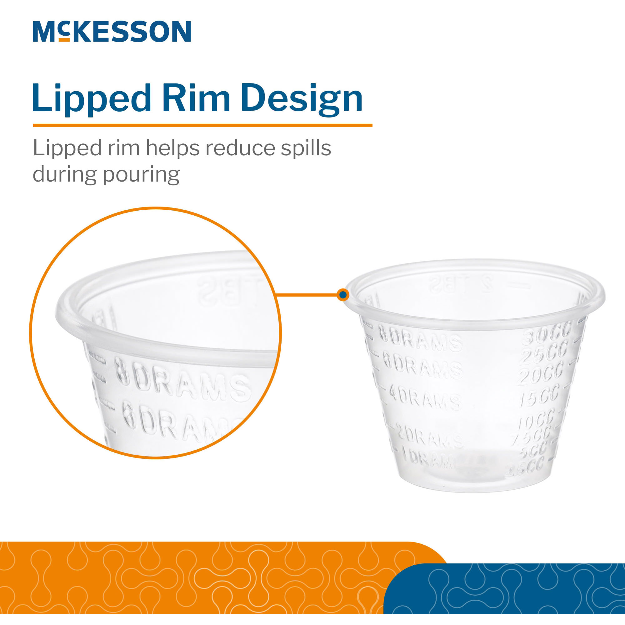 McKesson Graduated Medicine Cup Without Handle Cold Disposable thumbnail 5